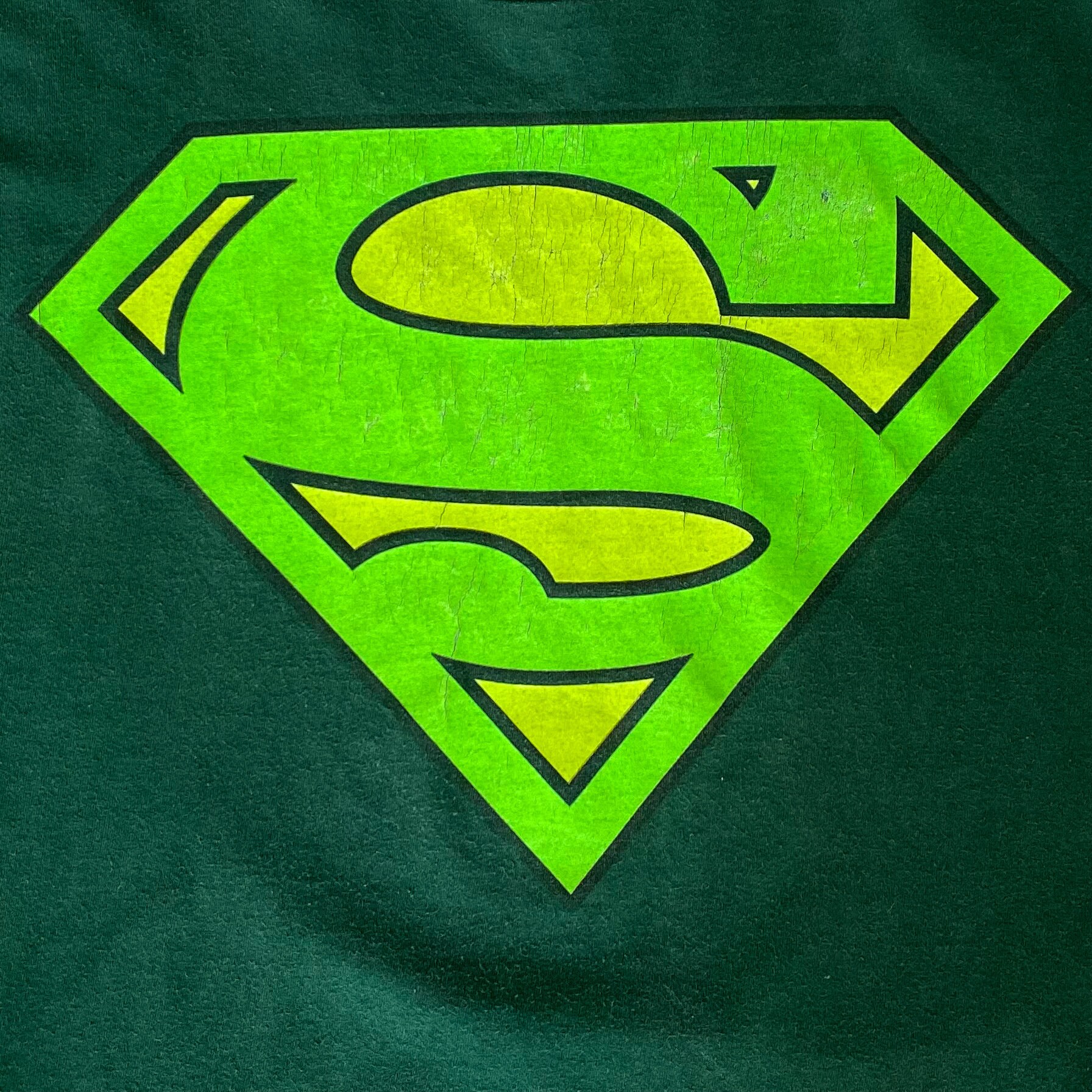 Dark Kryptonite DC Comics - Kryptonite Vintage 29.5 Made Tee. T-shirt. 1997 in X Superman the USA Etsy Glow 24.75 in 90s Superman XL
