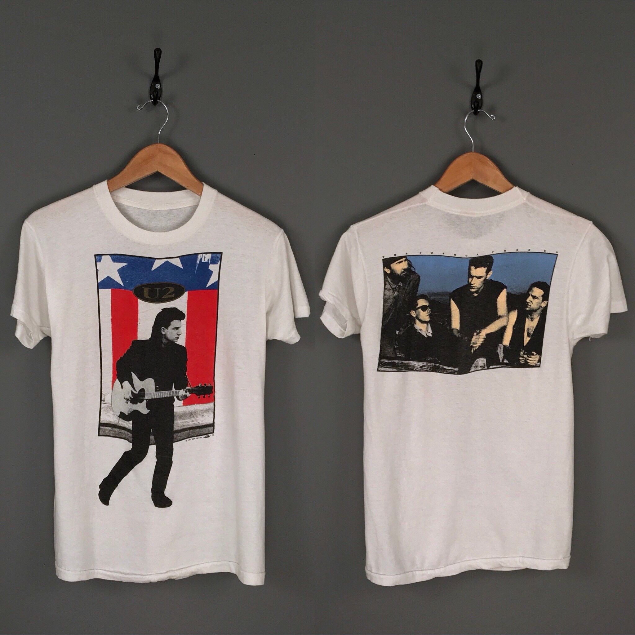80s U2 the Joshua Tree Album Promo T 