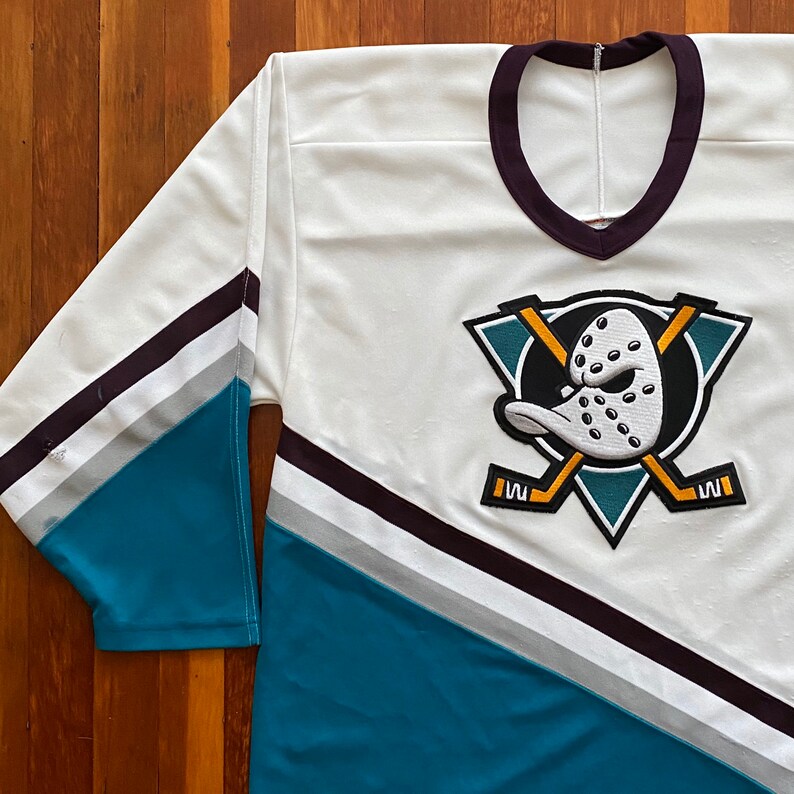 90s Mighty Ducks Of Anaheim NHL Hockey Jersey. Vintage 1990s Etsy