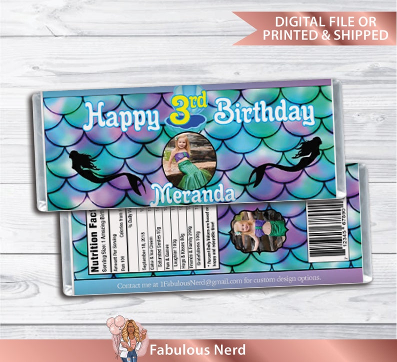 mermaid free candy bar wrapper template for word 1.55 oz mermaid free candy bar wrapper template for word 1.55 oz