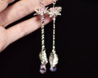 925 Sliver Earrings/Threader /Ear crawler / Drop Earrings/ Earrings/Ear Clip/ Birthday Gift