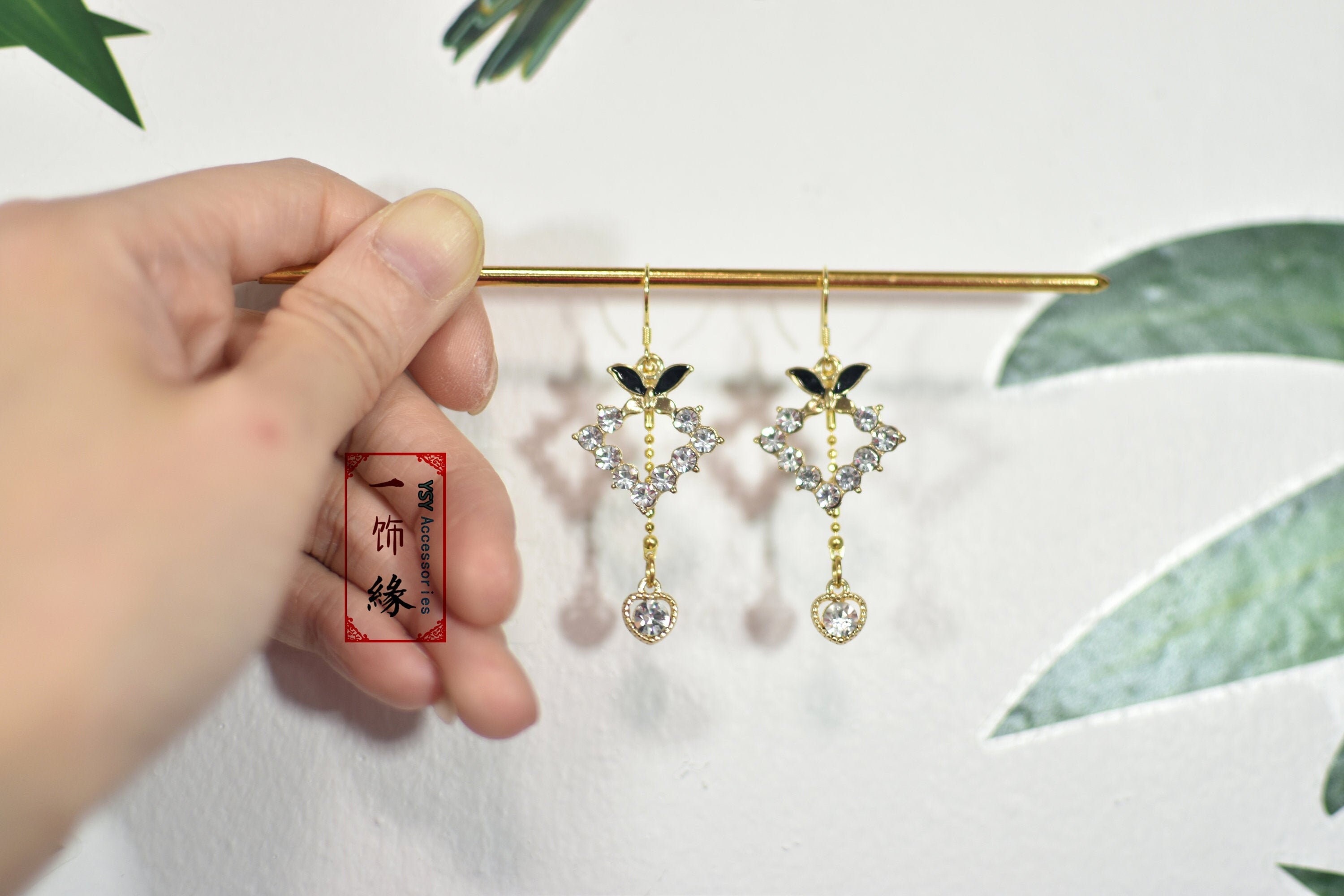 Apple Gem 925 Sterling Silver Wire Hook Earring Dangle Earrings /Drop Earrings