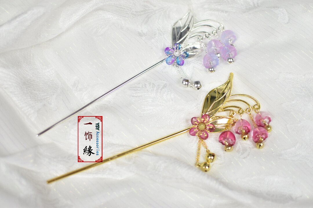Linglong Drops Hair Pins/ Hair Stick/hair Pin/ Asian Hair Etsy