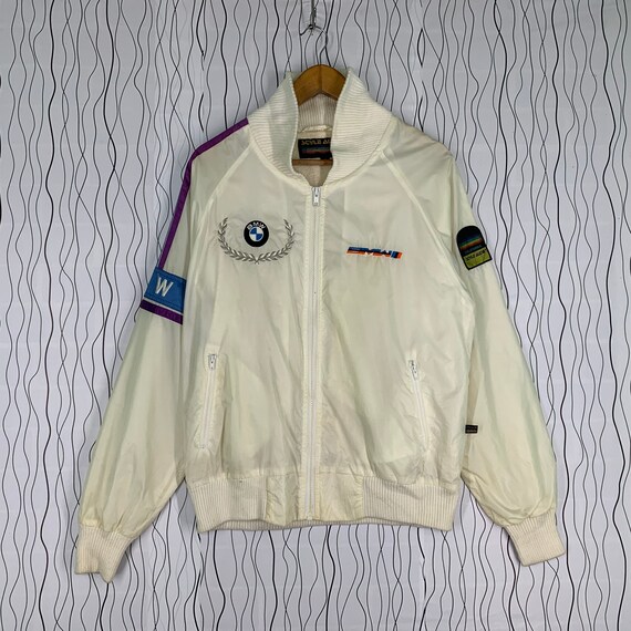 Vintage Style Auto Light Jacket BMW Windbreaker Jacket