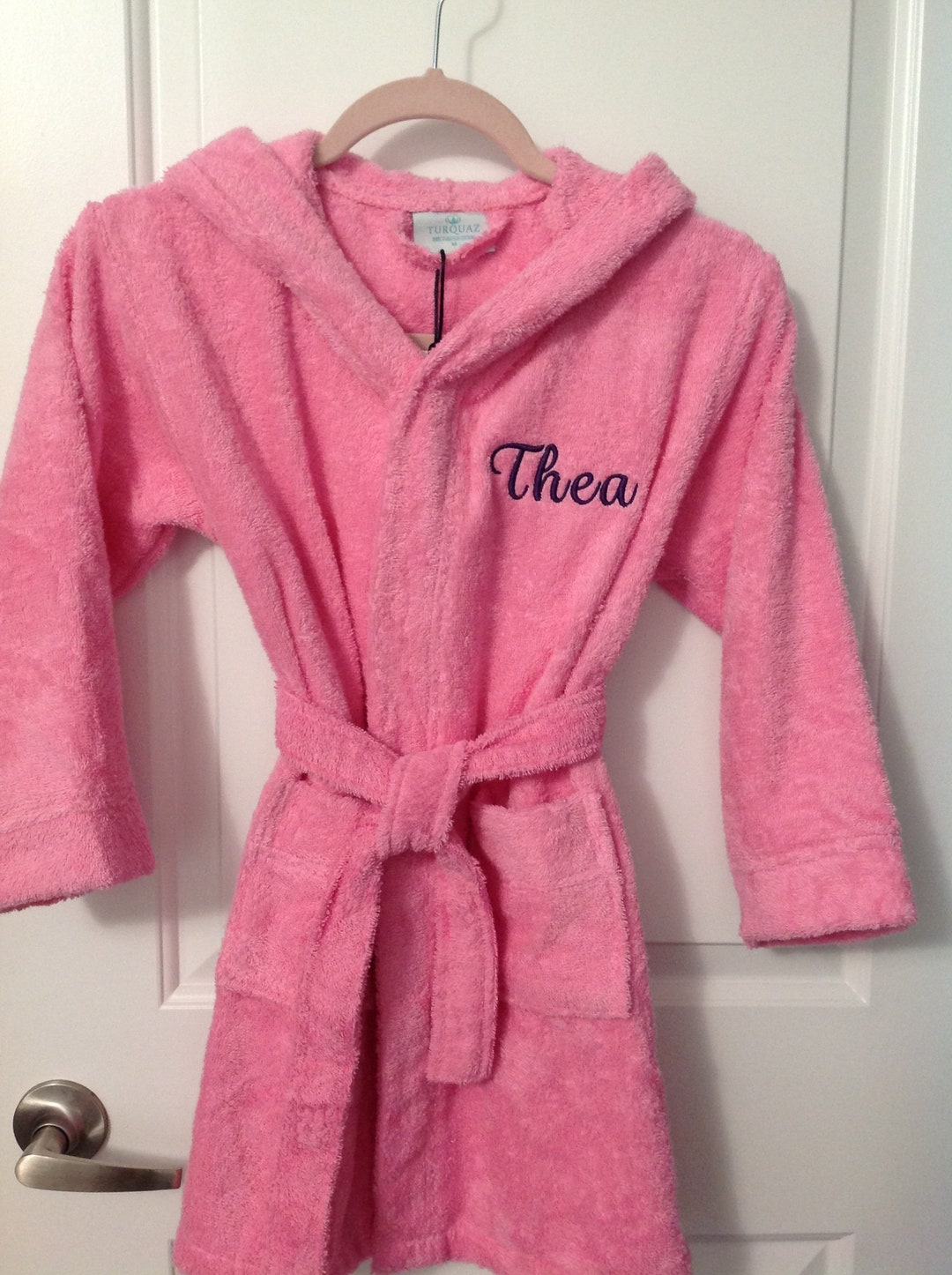 Kids Personalized Bathrobe, Personalized Childrens Bathrobe, Kids