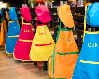 Tablier pour enfants, Tablier personnalisé, Tablier pour enfants, Tablier personnalisé pour enfants, Tablier brodé, Tablier pour enfants, Tablier pour petite fille, Tablier pour petit garçon