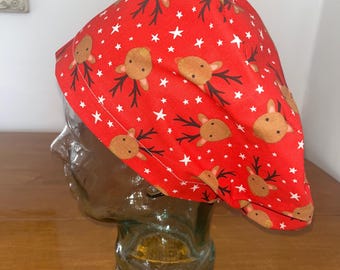 Reindeer European Style 2 Scrub Cap