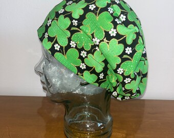 Four Leaf Clover European Scrub Cap