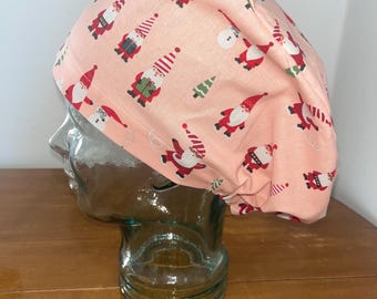 Gnome Santa European Style 2 Scrub Cap