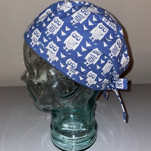 Blue Owl Mens Scrub Cap