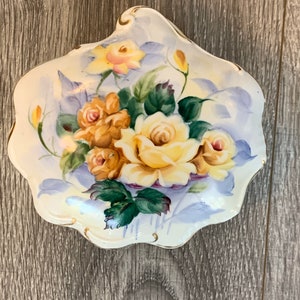 Ucagco Keramik Rose bedeckt Trinket Schale