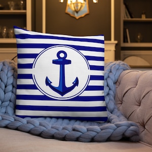 Premium  nautical throw Pillow