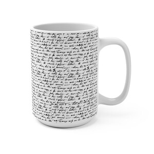 Regalos de vela - Cartas de escritura taza 15oz- regalo para el marinero