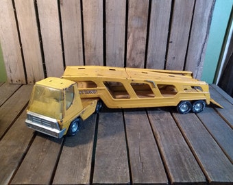 toy semi truck car hauler