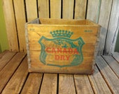 Vintage Canada Dry Crate 1962