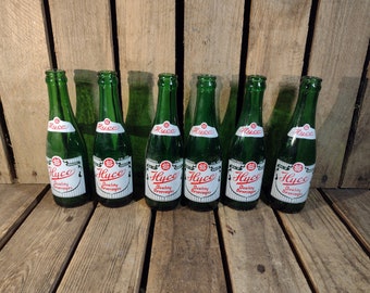 6 Vintage Soda Bottles
