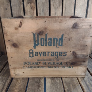Vintage Poland Beverages Crate