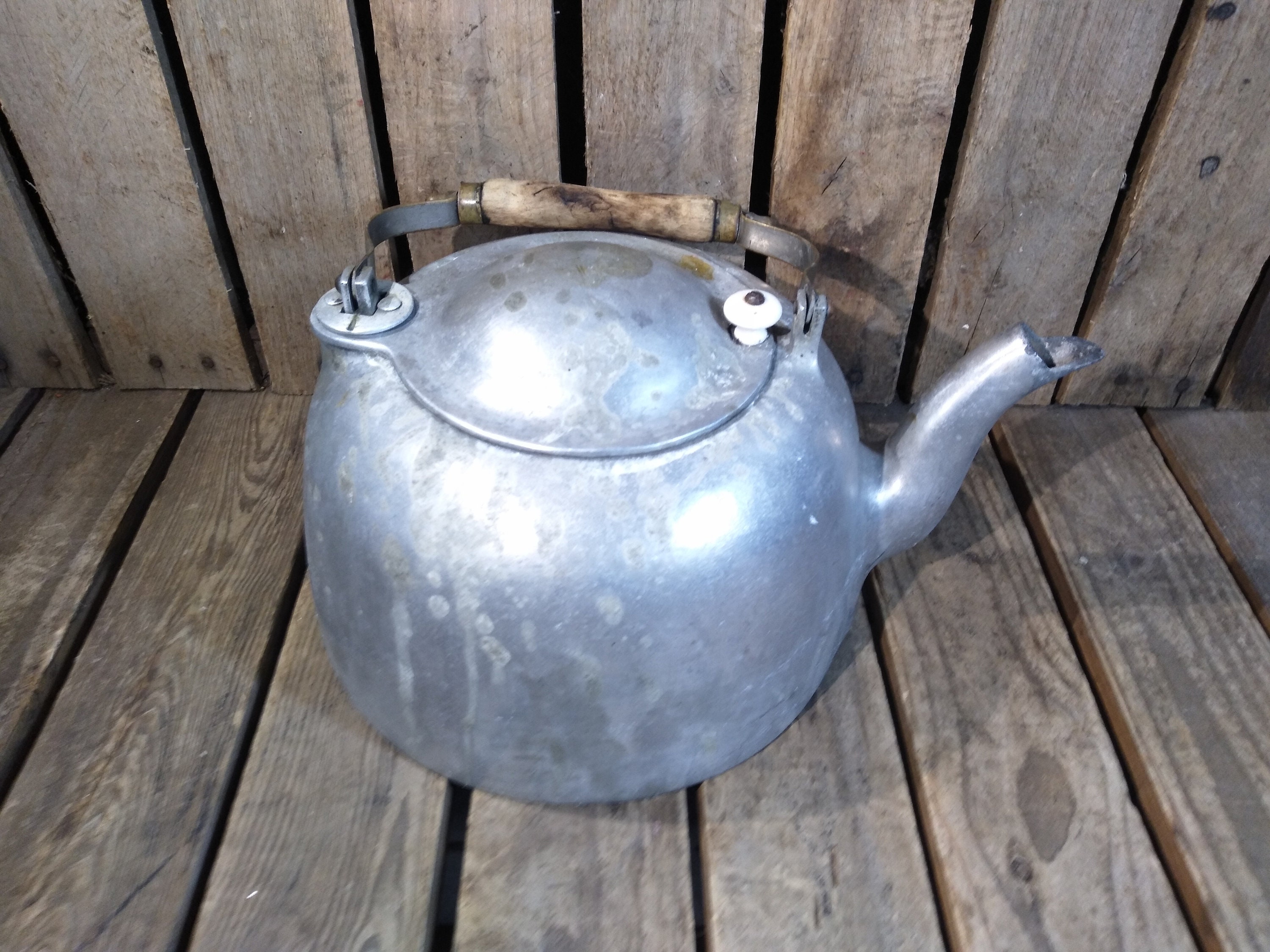 ビンテージ　Trangia アルミ ケトル　50s 楽天市場】【SALE 20%OFF】トランギア ステンレスノブケトル0.6L