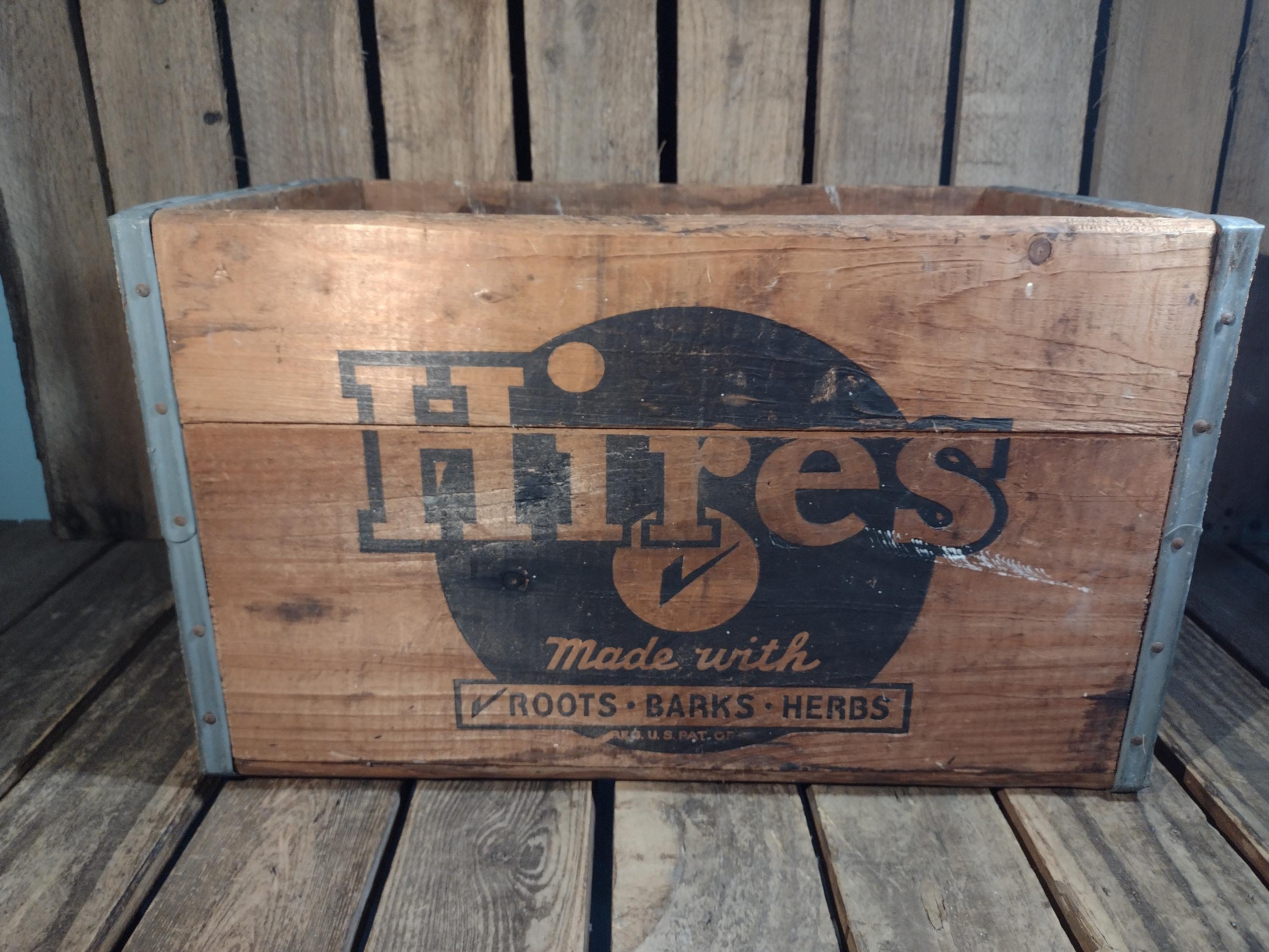 Vintage Hires Root Beer Crate: Rustic Advertising Soda Box - Etsy