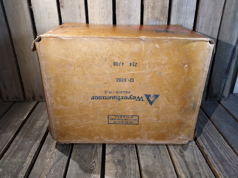 Vintage Beer Box Etsy