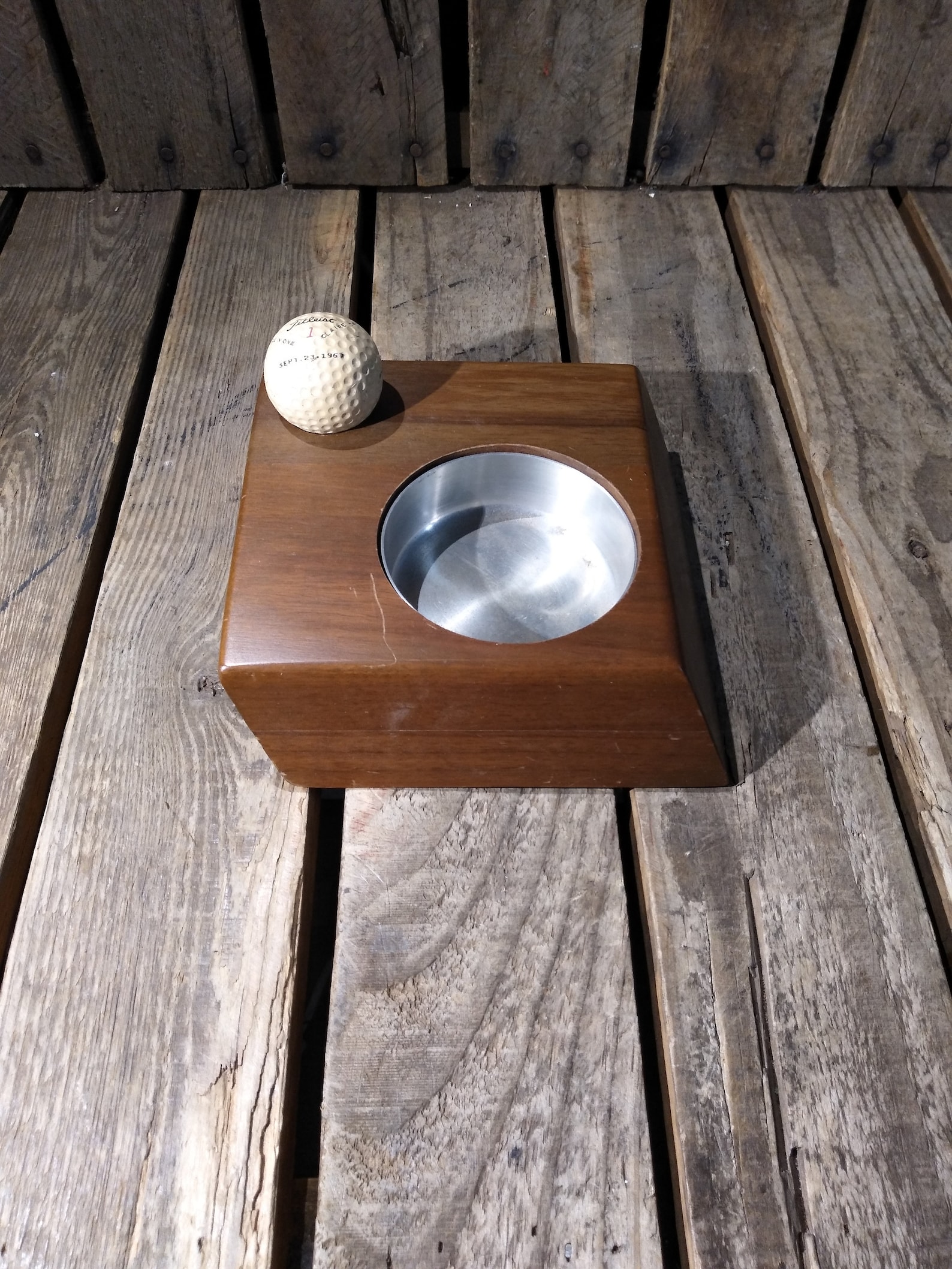 Vintage Golf Ashtray Etsy