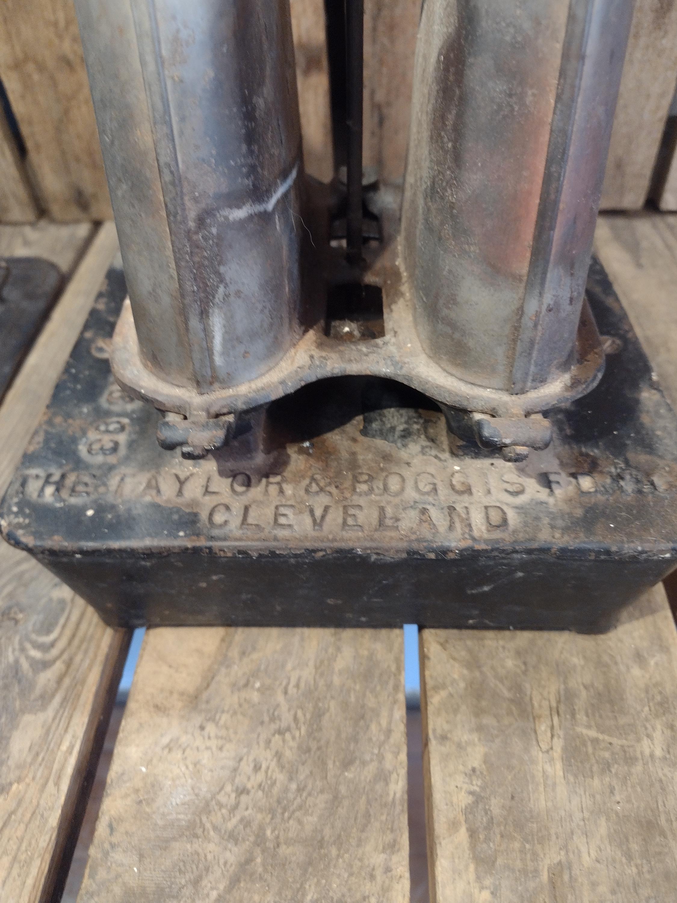 Antique Taylor & Boggis Summer Girl Stove: Rare Cast Iron Camping