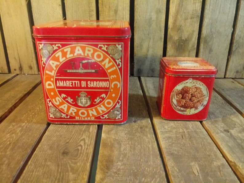 Vintage Candy Tin Cans Vintage Tin Cans