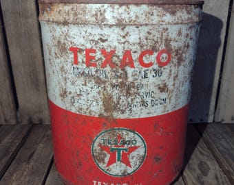 Vintage 10 Gallon Jenney Oil Can: Metal Farmhouse Decor - Etsy