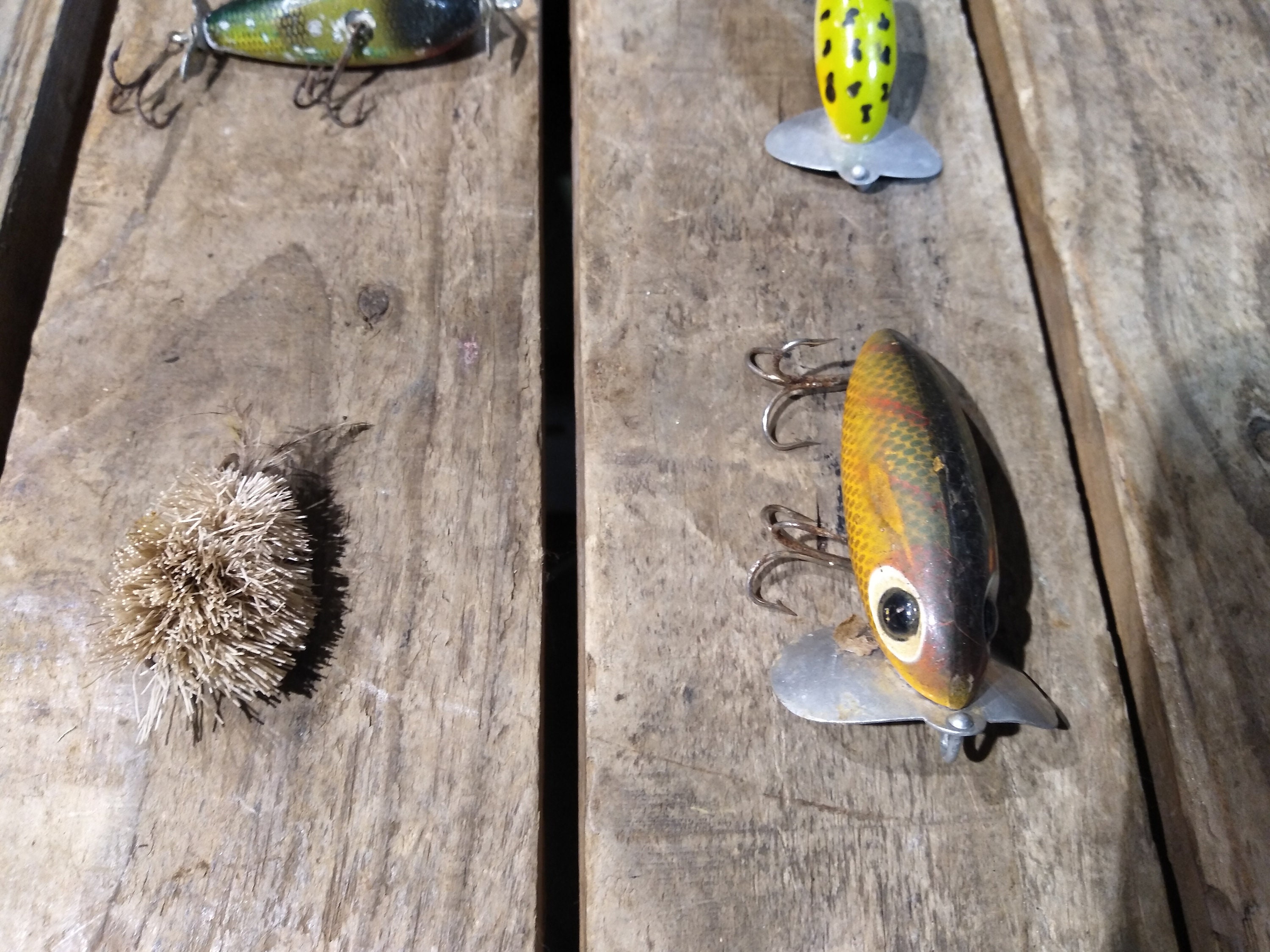 Poisson nageur pour pêche à la truite - MNWFS 70 - Jaune Fluo, Gris Clair, Orange Fluo