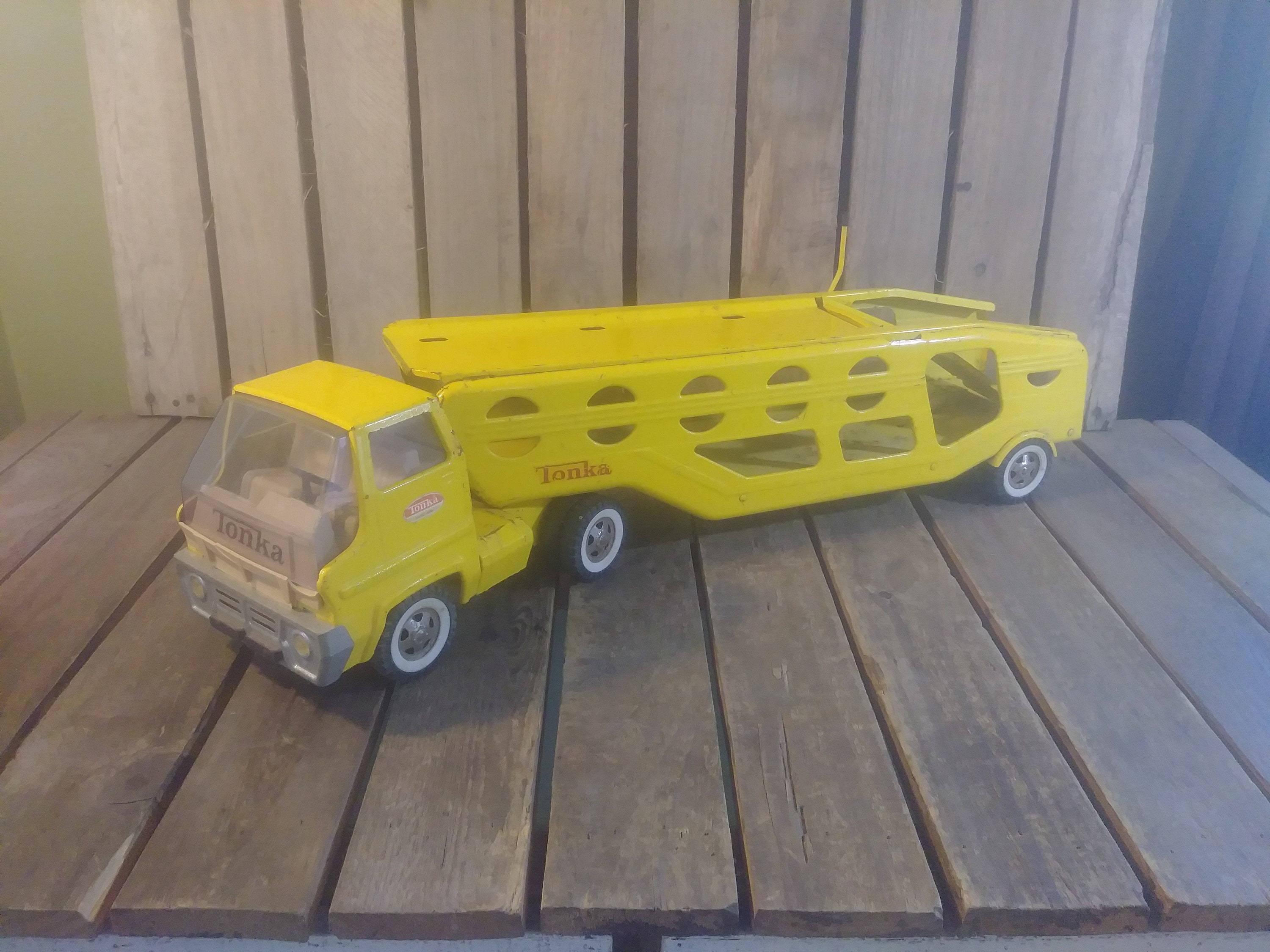 elf Pittig Vervagen Tonka auto vervoerder vintage Tonka speelgoed - Etsy België