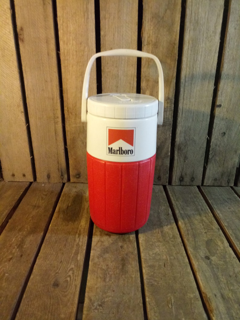 Vintage Plastic Coleman Marlboro Cooler Vintage Marlboro Cooler