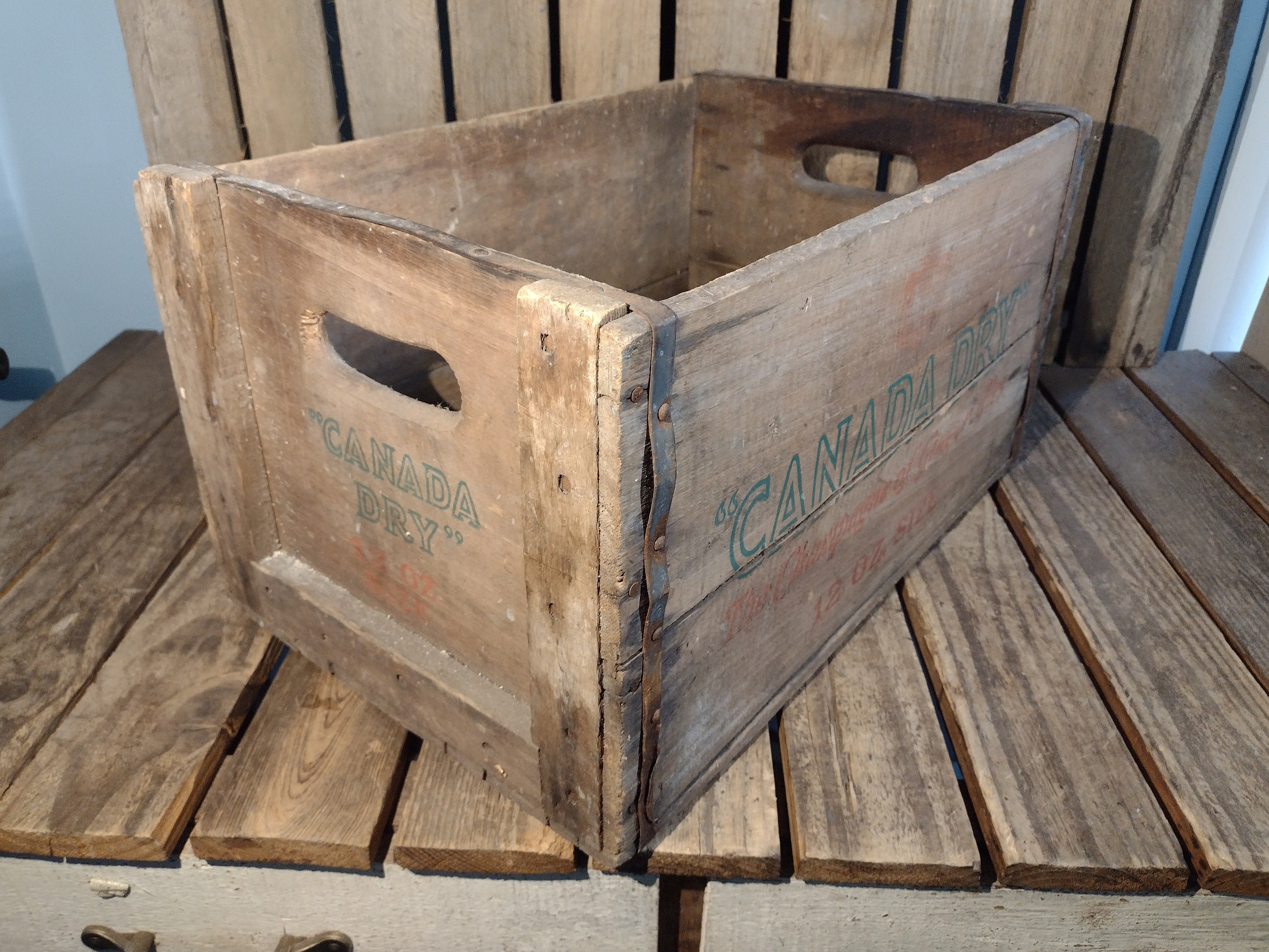 Vintage Canada Dry Wooden Crate - Etsy 日本