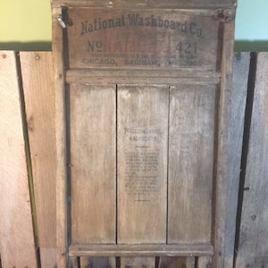 Vintage National Washboard No 421