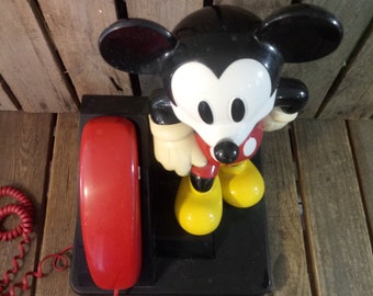ヴィンテージミッキーマウス　電話 Disney - ヴィンテージ ミッキーマウス電話機 昭和レトロの通販
