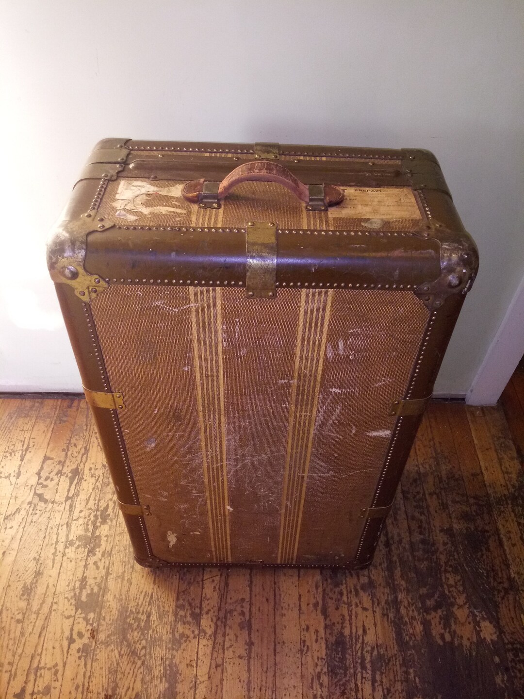 アンティークトランク　ヴィンテージ　ワードローブ　船舶トランク　HARTMANN 1920-30's Hartman社製 ヴィンテージ ワードローブトランク