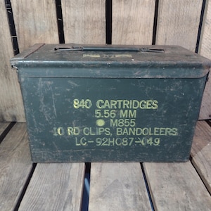 Vintage Rusty Ammo Box