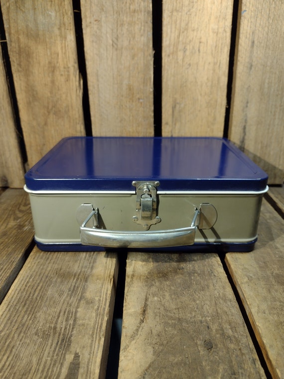 Vintage Blue and Grey Lunchbox