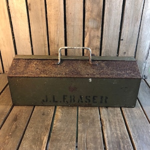 Vintage Very Rusty Parker Toolbox