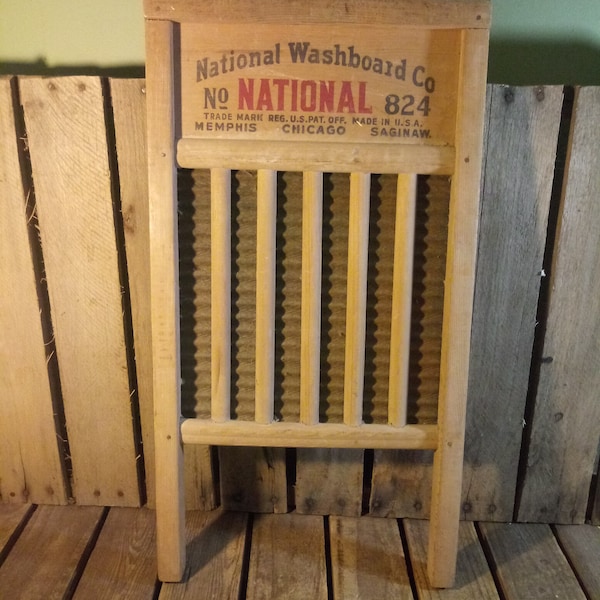 Antique National  Washboard