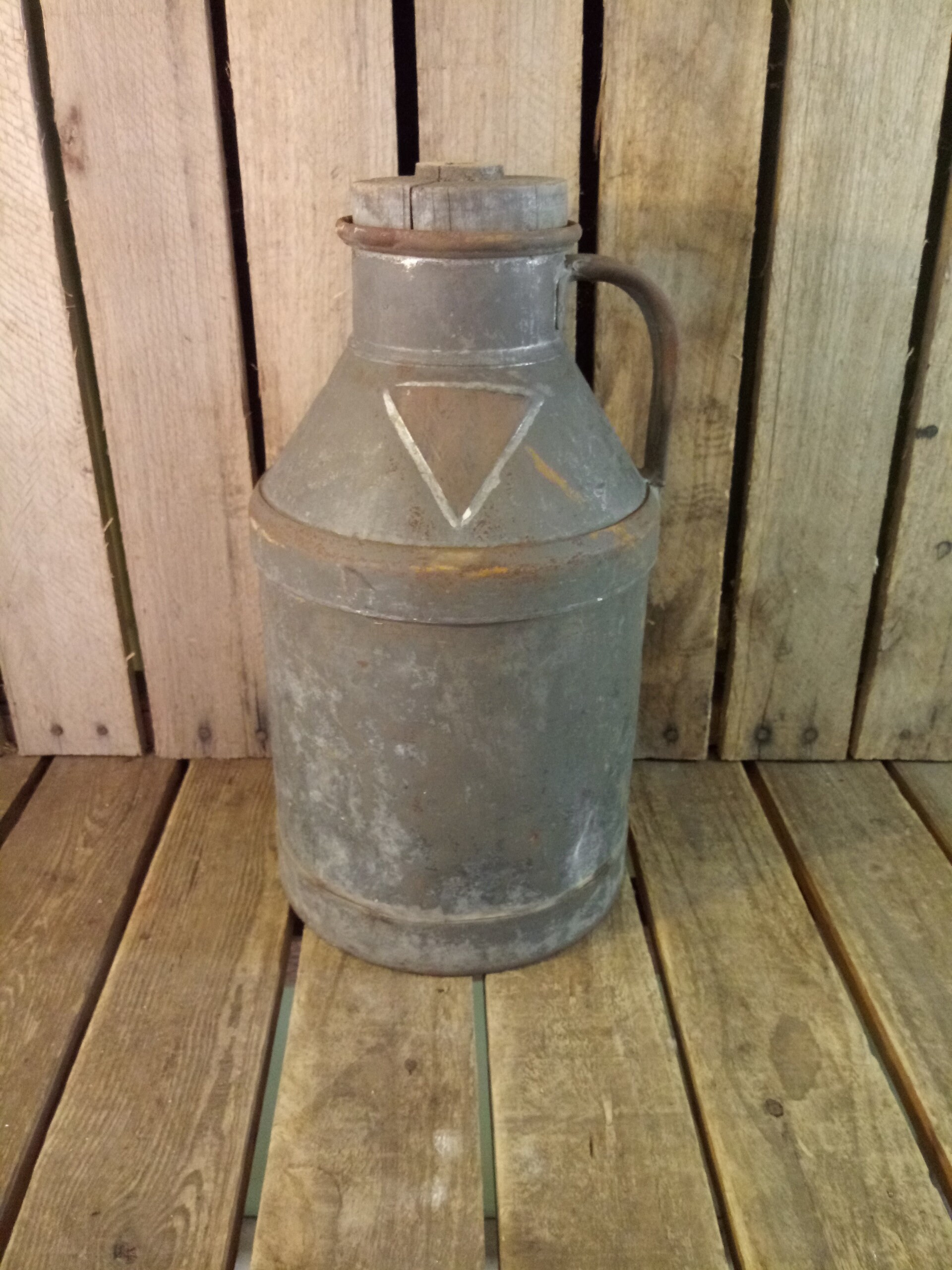 Antique Milk Jug Small Antique Milk Can | Etsy