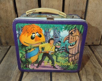 H.R. Pufnstuf Metal Lunchbox 1970s Retro TV Collectible Vintage School Box
