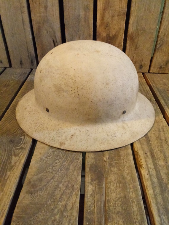 Vintage Metal Helmet Gem