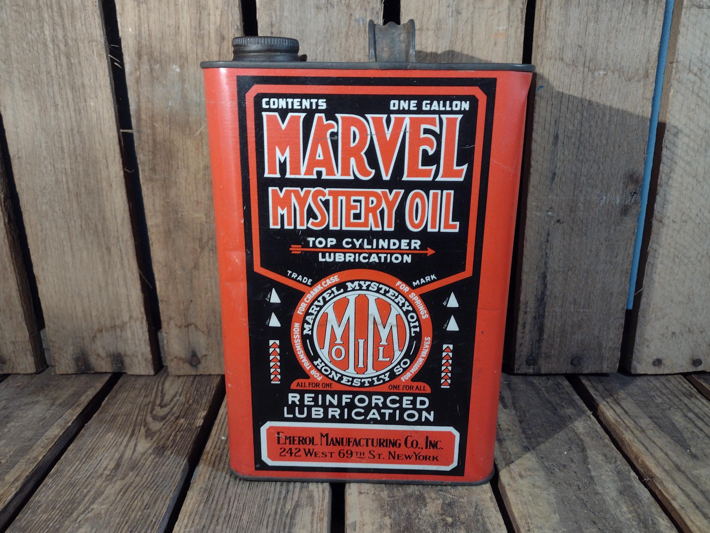Vintage Mystery Marvel Oil Can - Etsy
