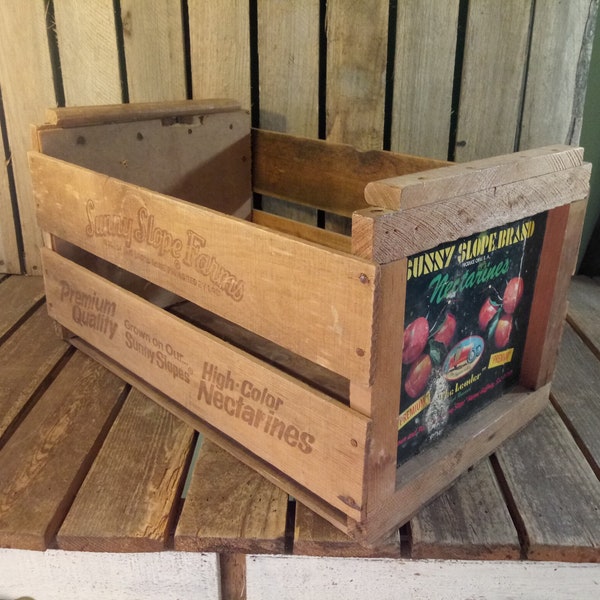 Vintage Fruit Crate