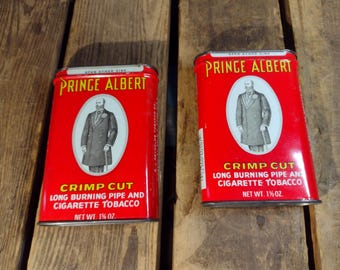 how much is a prince albert tobacco can worth Tin of Vintage Prince Albert Pocket Sized