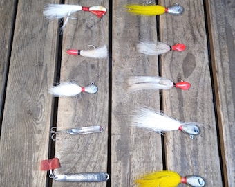 10 leurres de pêche vintage
