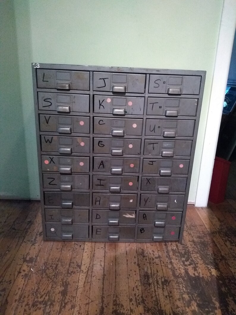 27 Drawer Cabinet Contact Us For A Shipping Price Etsy