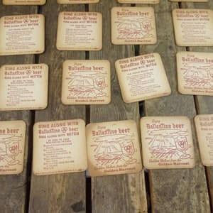 29 Vintage Beer Coasters