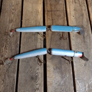 2 Vintage Wooden Fishing Lures