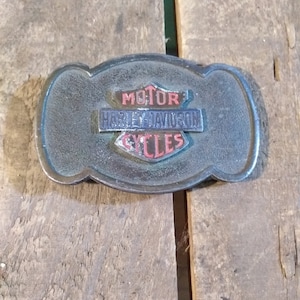 Vintage Harley Davidson Belt Buckle